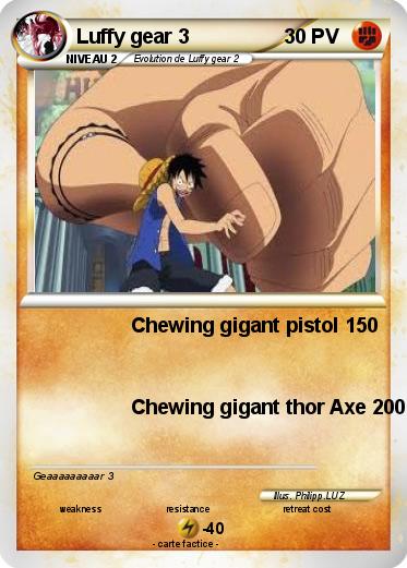 Pokemon Luffy gear 3