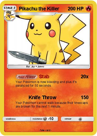 Pokemon Pikachu the Killer