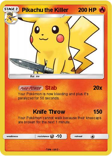 Pokemon Pikachu the Killer