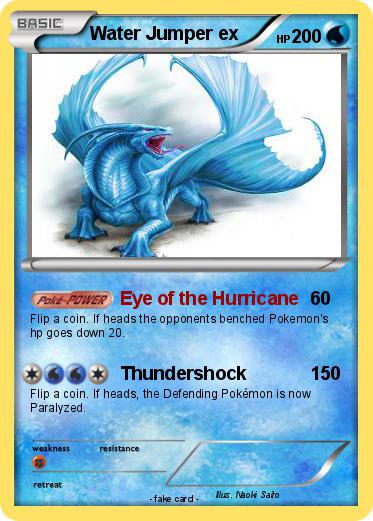 Pokemon Water Jumper ex