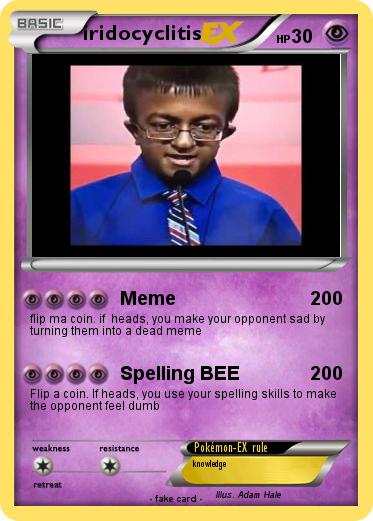 Pokemon iridocyclitis