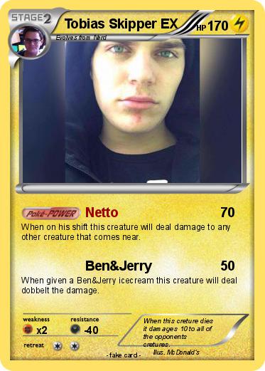 Pokemon Tobias Skipper EX