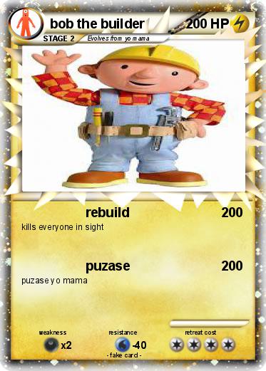 Pokemon bob the builder