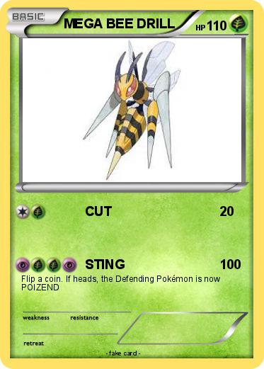 Pokemon MEGA BEE DRILL
