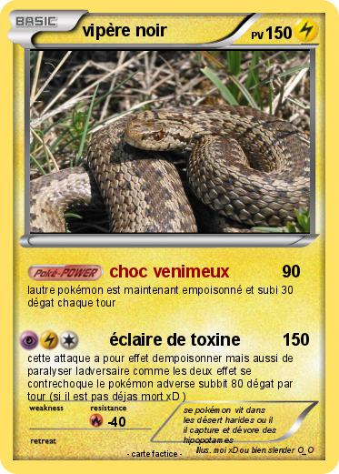 Pokemon vipère noir