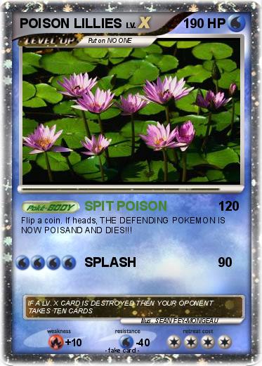 Pokemon POISON LILLIES