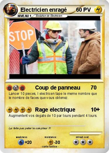 Pokemon Electricien enragé