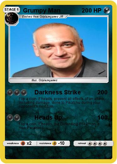 Pokemon Grumpy Man