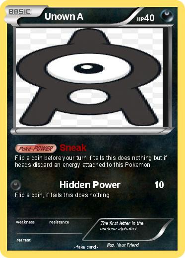 Pokemon Unown A