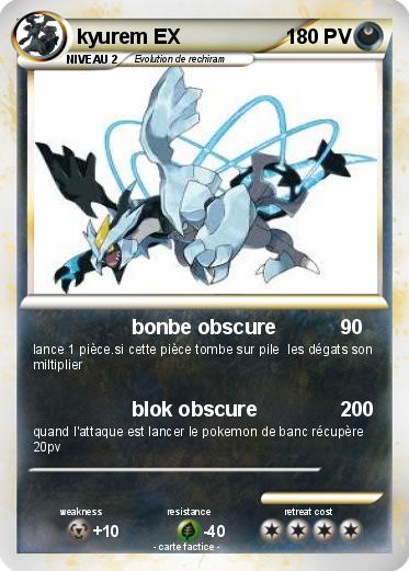 Pokemon kyurem EX