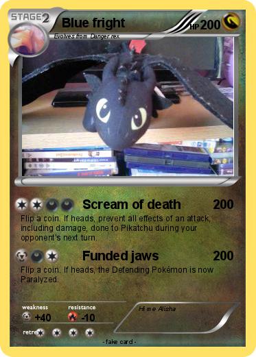 Pokemon Blue fright