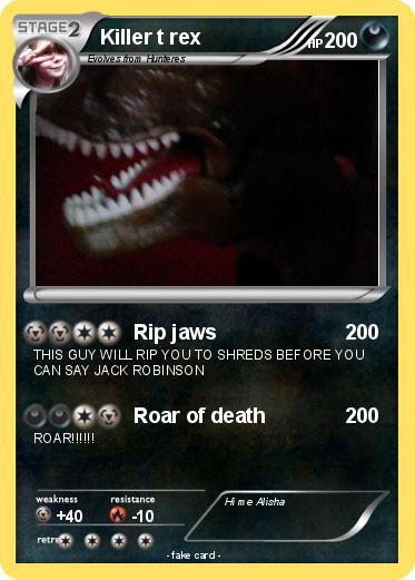 Pokemon Killer t rex