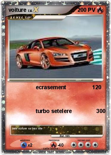 Pokemon voiture