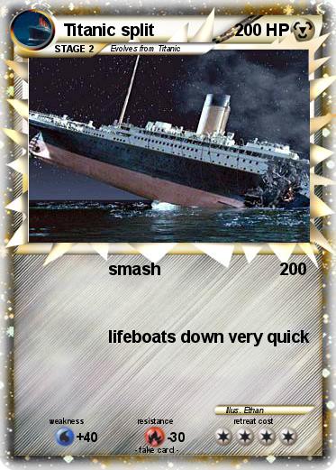 Pokemon Titanic split