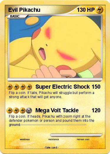 Pokemon Evil Pikachu