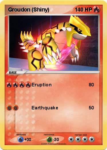 Pokemon Groudon (Shiny)