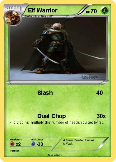 Pokemon Elf Warrior