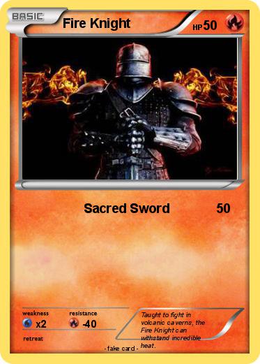 Pokemon Fire Knight