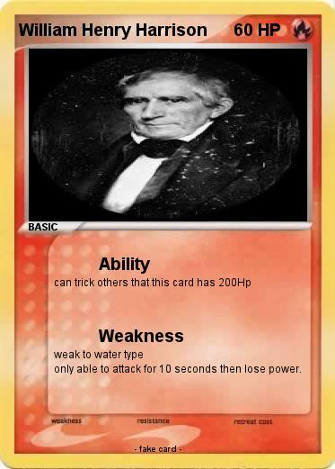 Pokemon William Henry Harrison