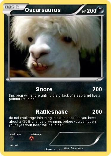 Pokemon Oscarsaurus