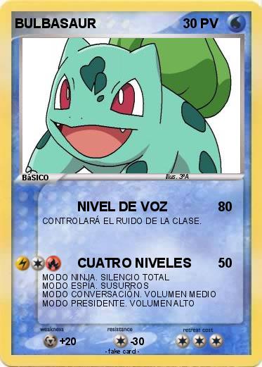 Pokemon BULBASAUR