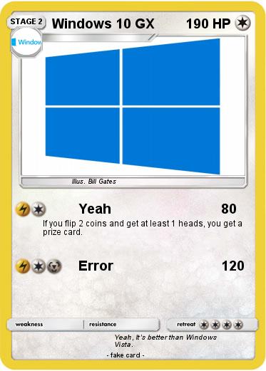 Pokemon Windows 10 GX