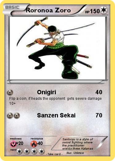 Pokemon Roronoa Zoro