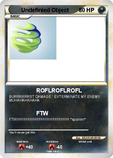 Pokemon Undefinied Object