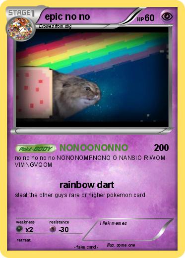 Pokemon epic no no