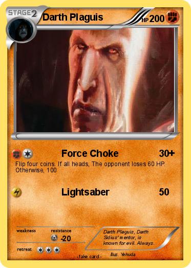 Pokemon Darth Plaguis