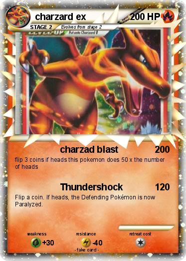 Pokemon charzard ex