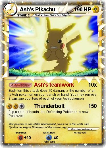 Pokemon Ash's Pikachu