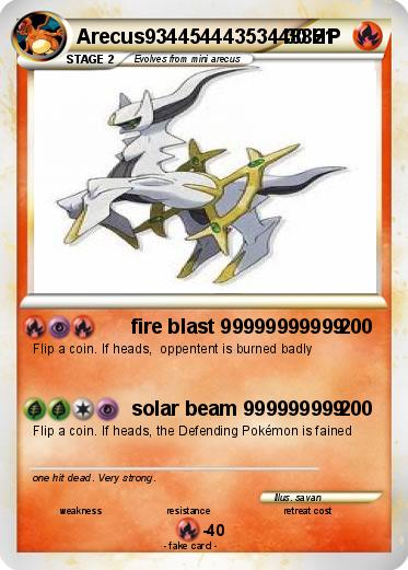 Pokemon Arecus93445444353448821
