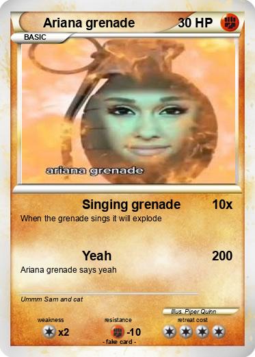 Pokemon Ariana grenade