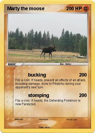 Pokemon Marty the moose