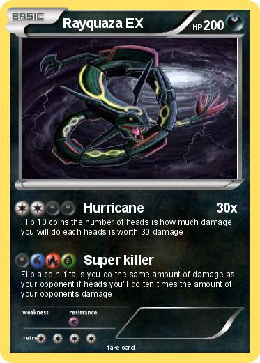 Pokemon Rayquaza EX