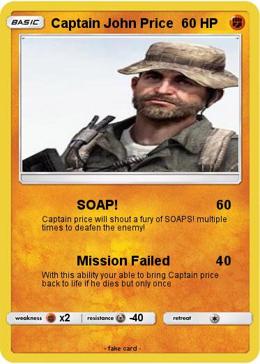 Pokemon Captain John Price