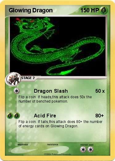 Pokemon Glowing Dragon