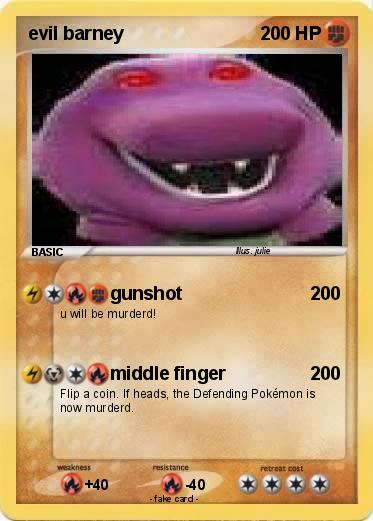 Pokemon evil barney