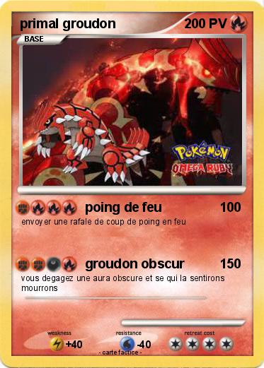 Pokemon primal groudon