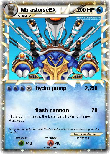Pokemon MblastoiseEX