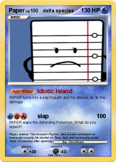Pokemon Paper