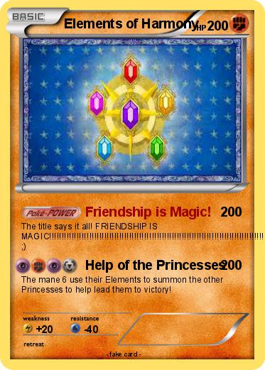 Pokemon Elements of Harmony