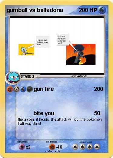 Pokemon gumball vs belladona