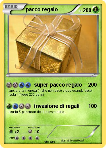 Pokemon pacco regalo