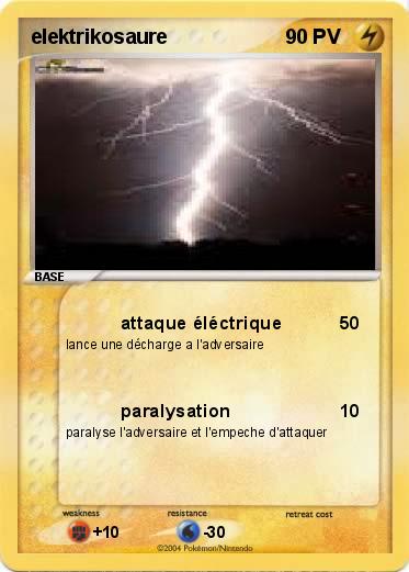 Pokemon elektrikosaure