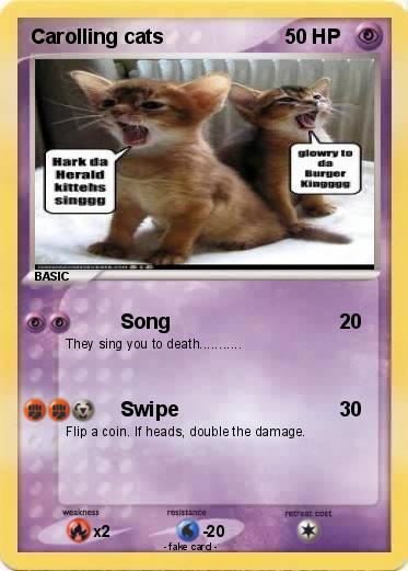 Pokemon Carolling cats
