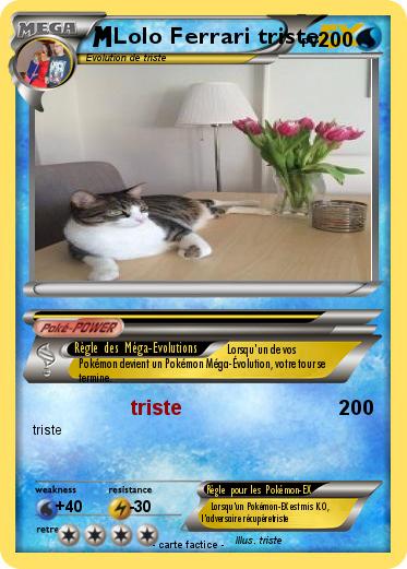 Pokemon Lolo Ferrari triste