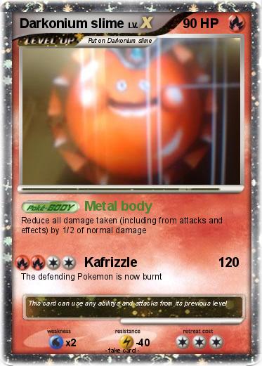 Pokemon Darkonium slime