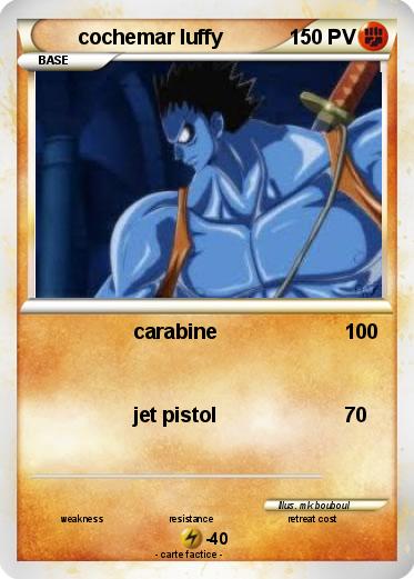 Pokemon cochemar luffy